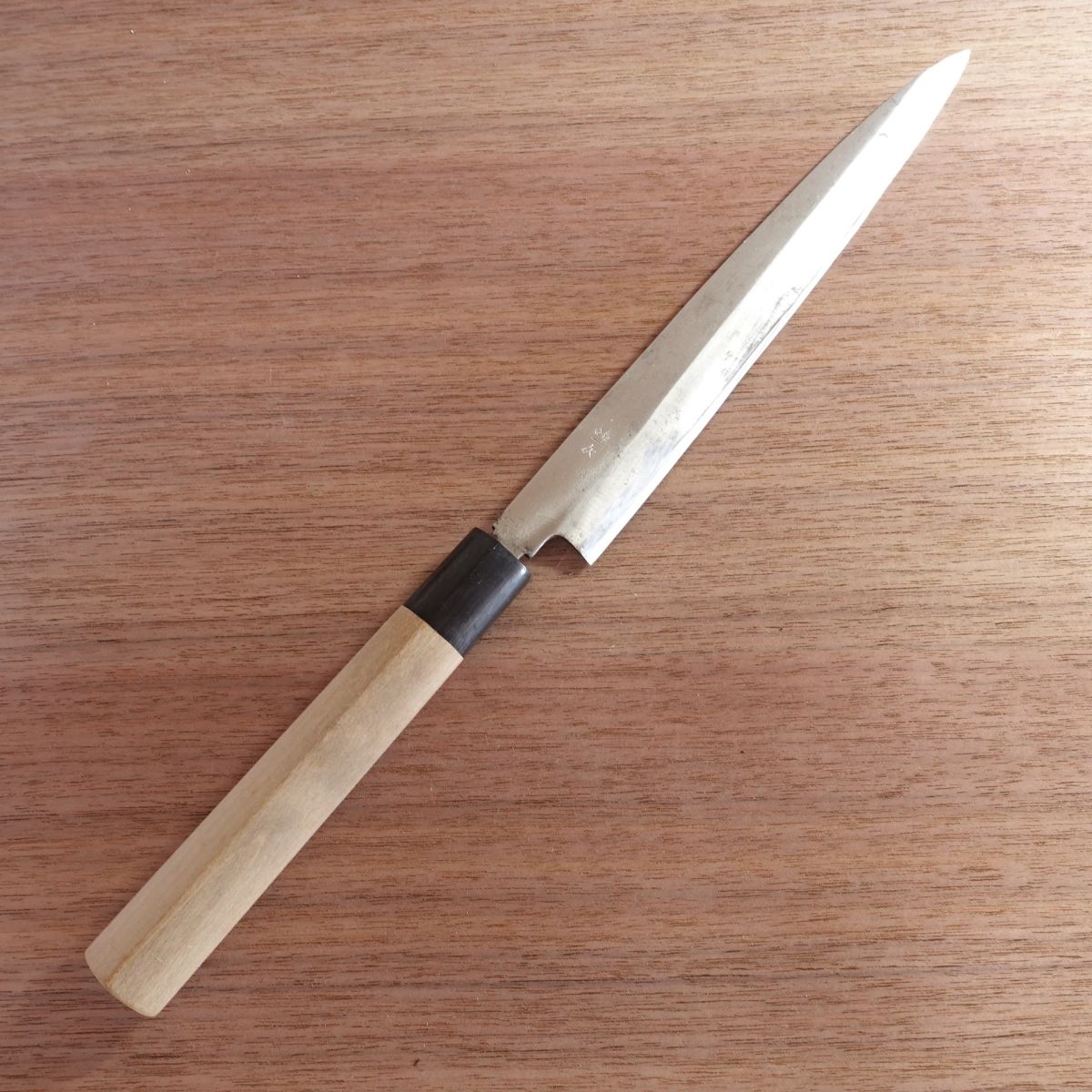 Sakai Ichiji Yanagiba Knife, Sharpened, Water Buffalo Handle, Sashimi Knife, Hagane Steel, 210mm