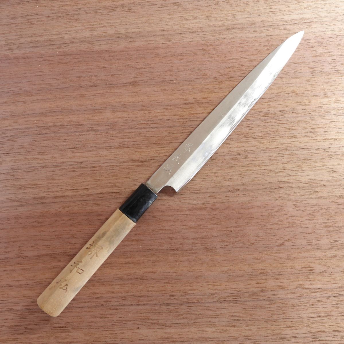 Sakai Kazuhiro Yanagiba Knife, Sharpened, Hagane Steel, Sashimi Knife, 205mm