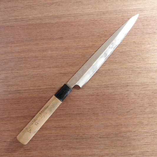 Sakai Kazuhiro Yanagiba Knife, Sharpened, Hagane Steel, Sashimi Knife, 205mm