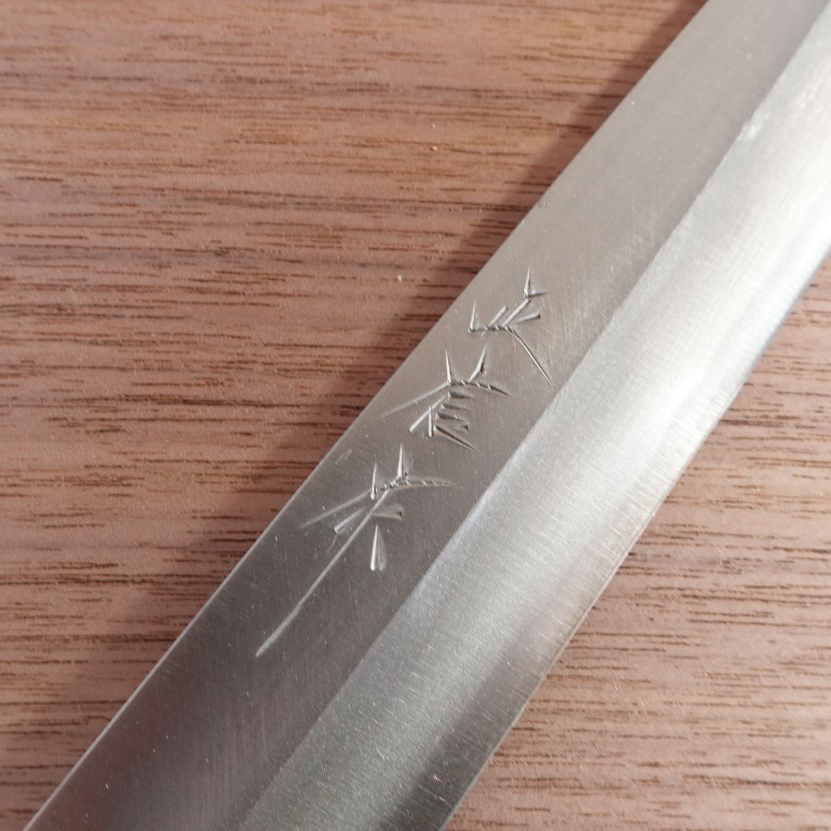 Masanobu Yanagiba Knife, Sharpened, Water Buffalo Handle, Sashimi Knife, Sakai Forged, 215mm