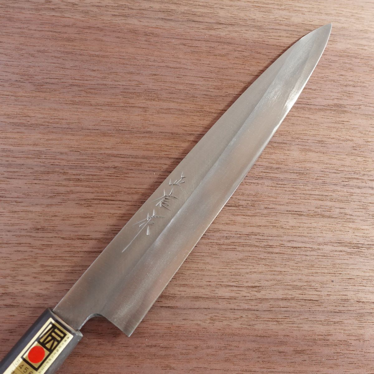 Masanobu Yanagiba Knife, Sharpened, Water Buffalo Handle, Sashimi Knife, Sakai Forged, 215mm