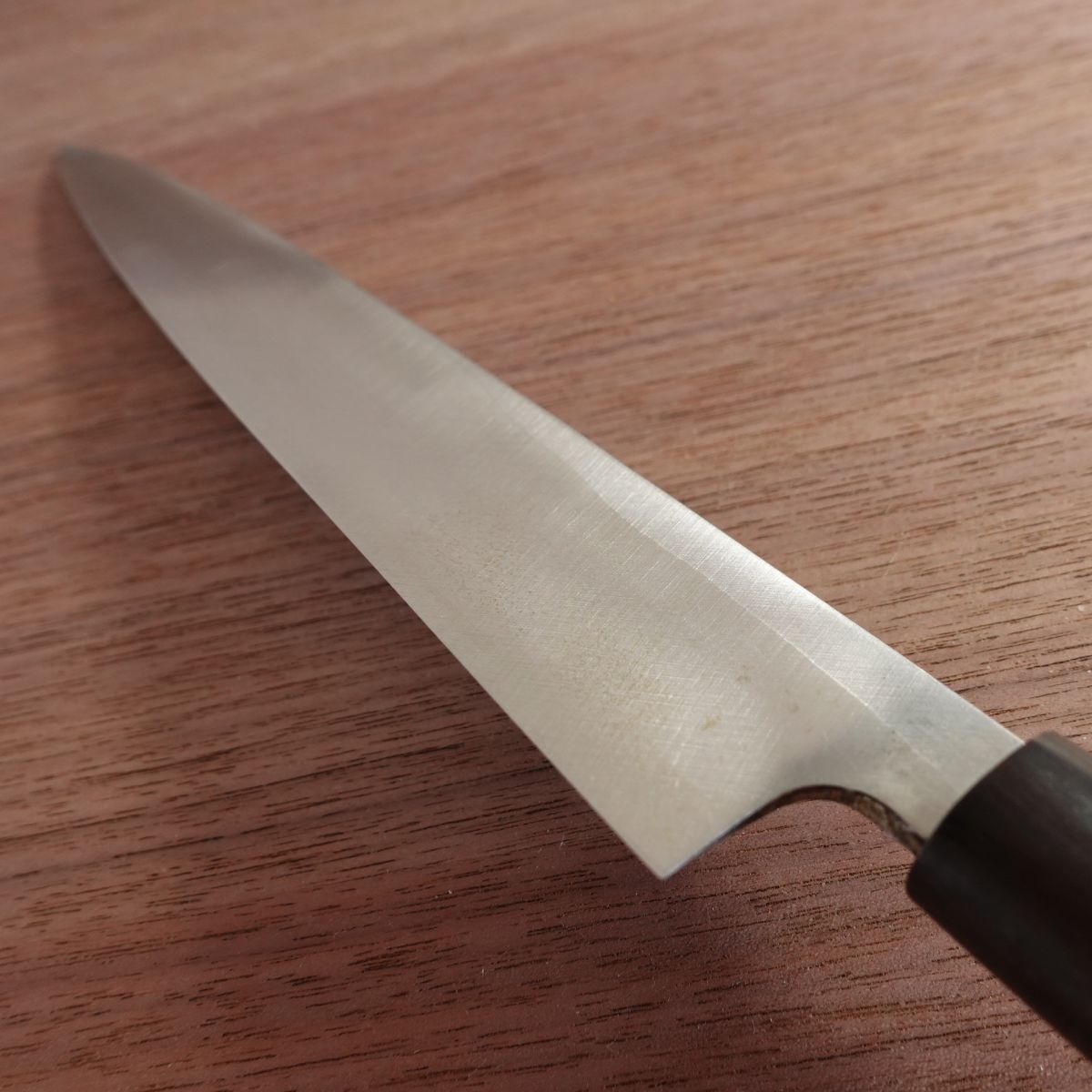 Masanobu Yanagiba Knife, Sharpened, Water Buffalo Handle, Sashimi Knife, Sakai Forged, 215mm