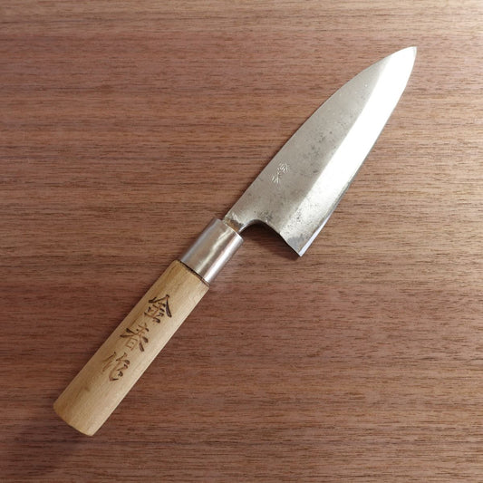 Konparu Deba Knife, Sharpened, Hagane Steel, Single Bevel, 150mm