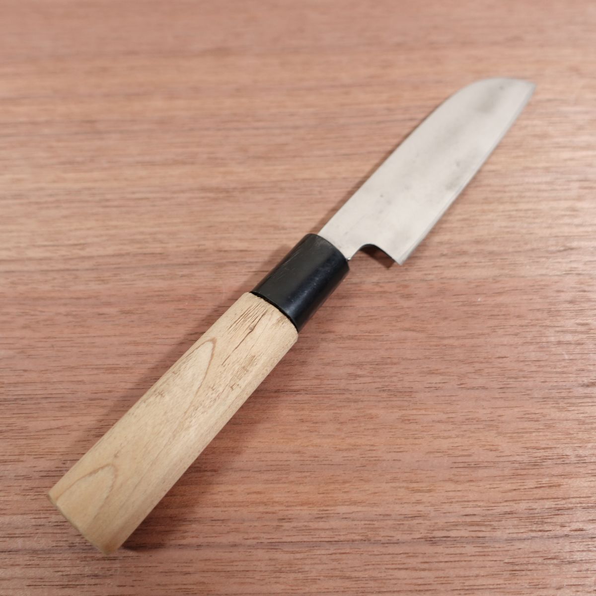 Sakai Kiku Mukimono Knife, Sharpened, Mizuta Kunimitsu, Double Bevel, 105mm