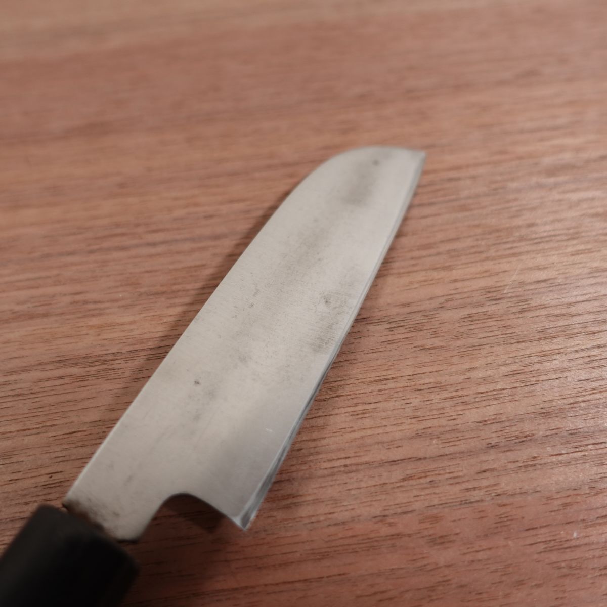Sakai Kiku Mukimono Knife, Sharpened, Mizuta Kunimitsu, Double Bevel, 105mm