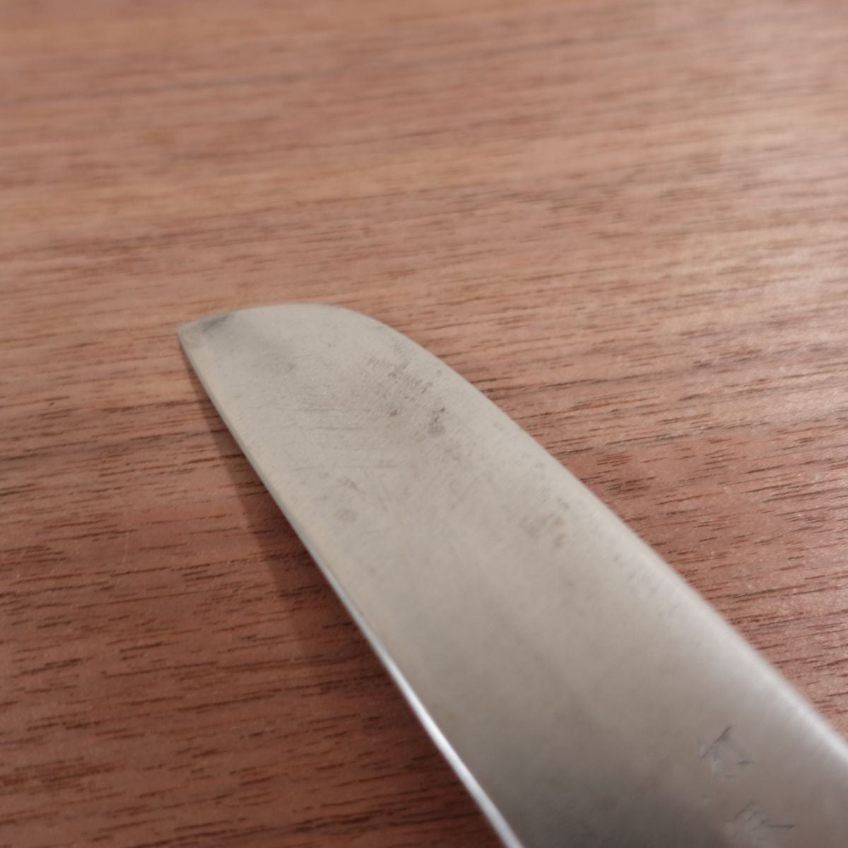 Sakai Kiku Mukimono Knife, Sharpened, Mizuta Kunimitsu, Double Bevel, 105mm