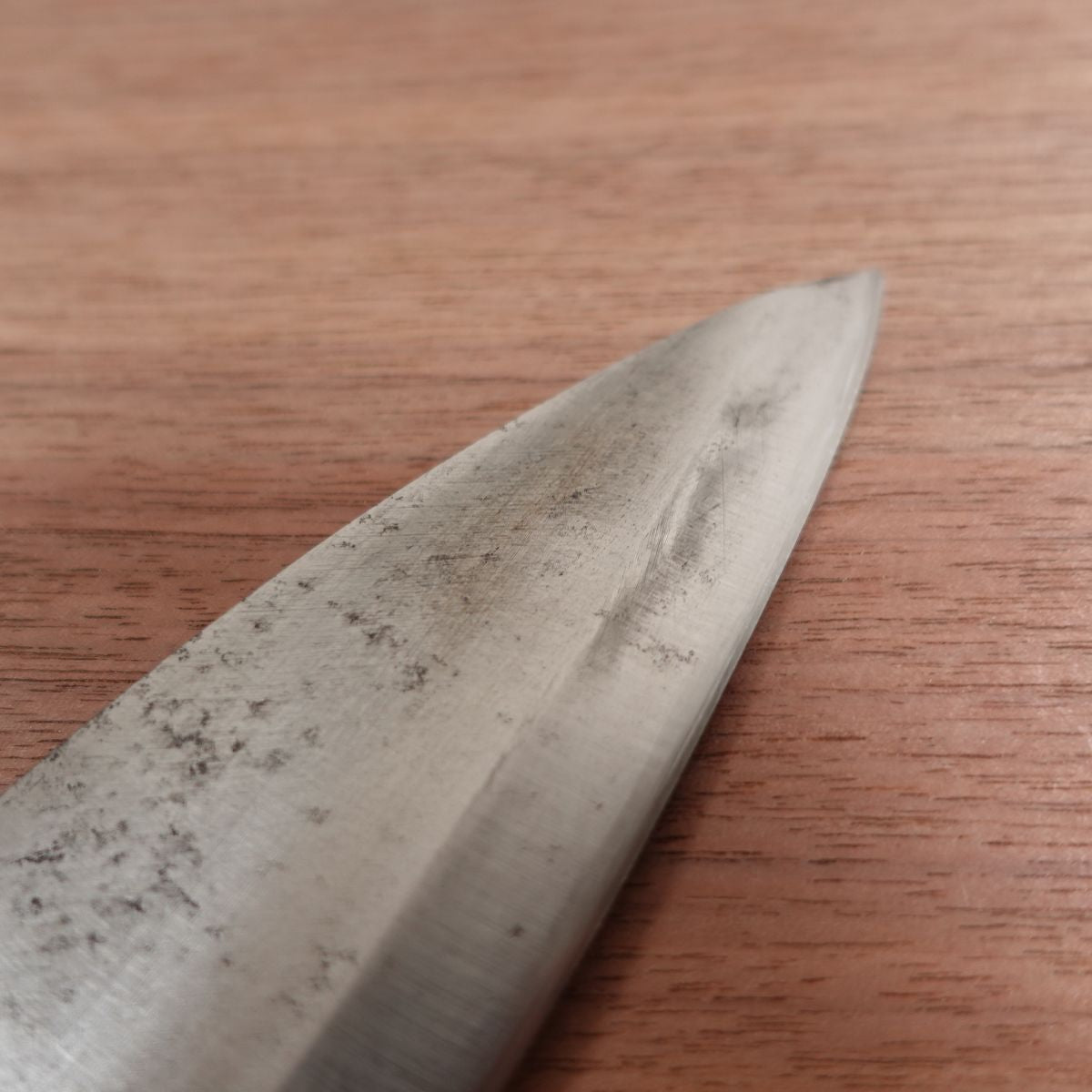 Bishokuka Ai-Deba Knife, Sharpened, Thin Deba, Single Bevel, 155mm