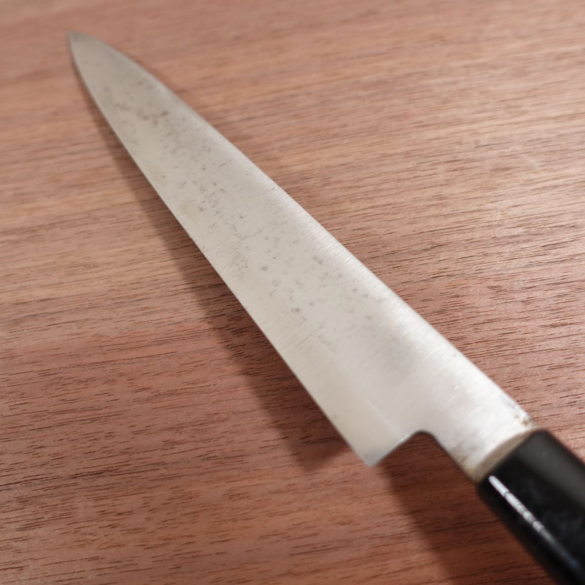 Iemitsu Yanagiba Knife, Sharpened, Sashimi Knife, Carbon Steel, Single Bevel, Made by Iemitsu, 225mm