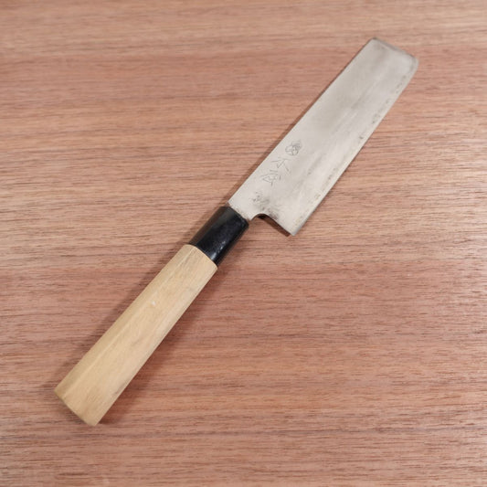 Kiya Yoshihisa Usuba Knife, Sharpened, Single Bevel, Carbon Steel, 165mm