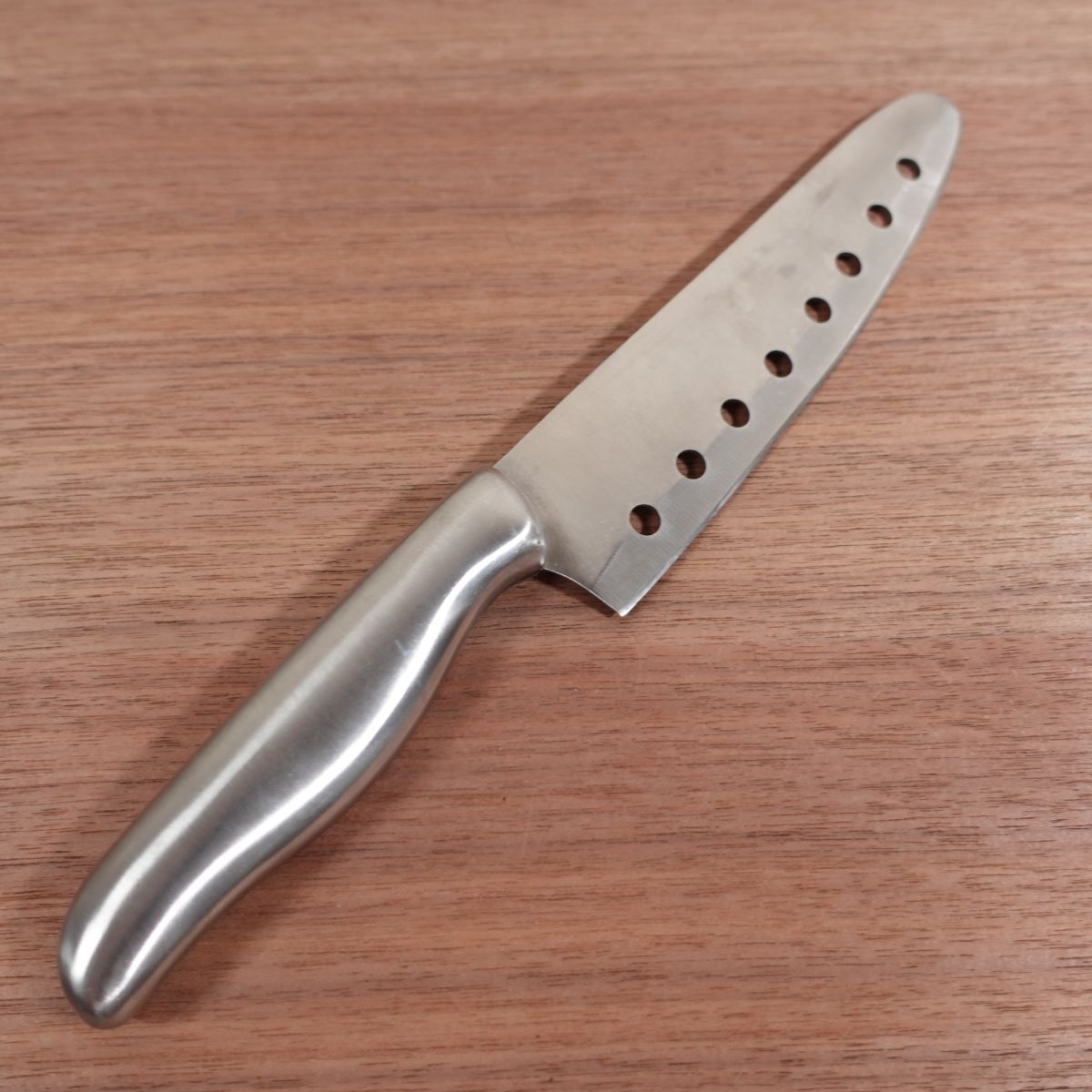 Kanemori Santoku Knife, Sharpened, Granton Edge, All-Purpose Knife, Tosho Kanemori, Mino, Stainless Steel, 170mm