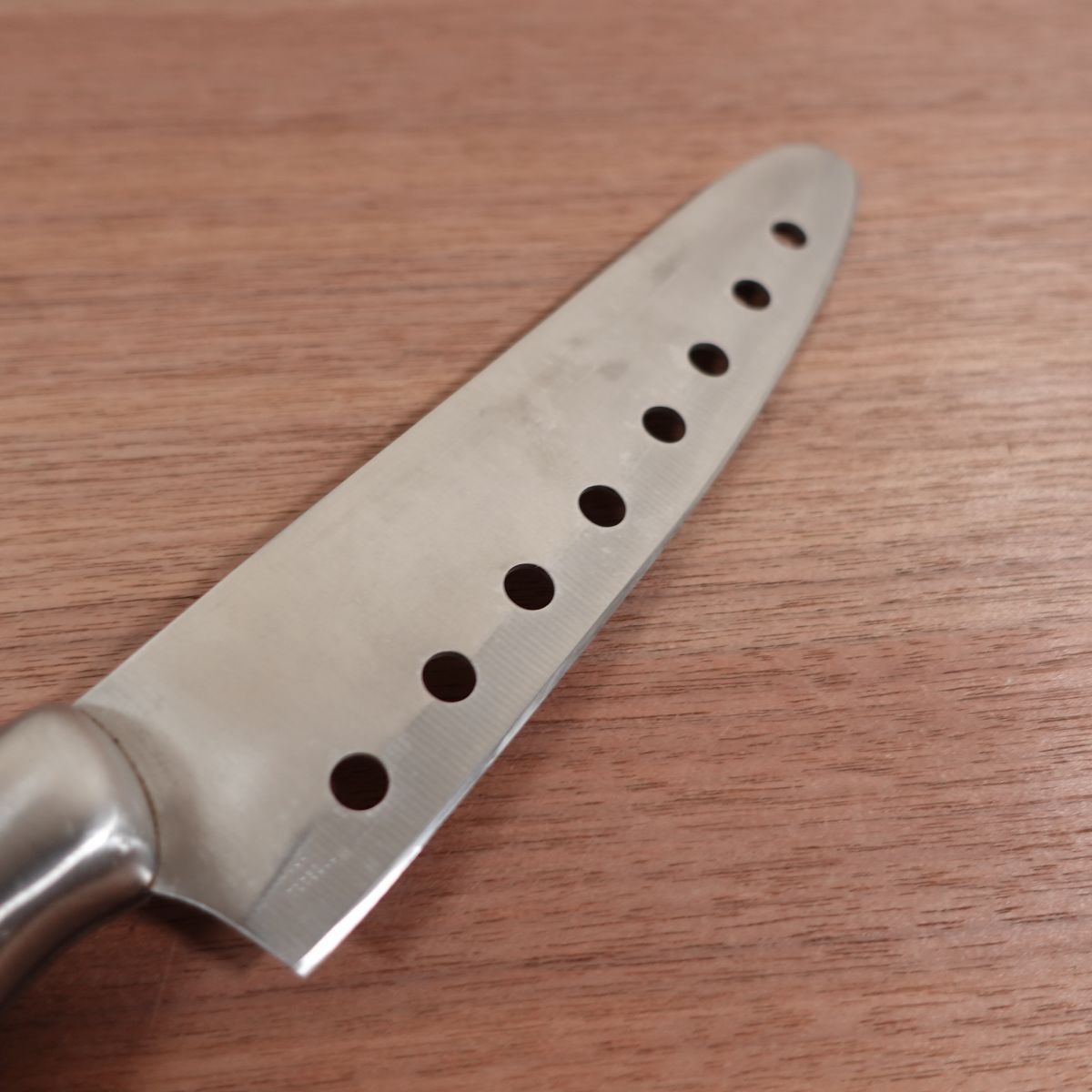 Kanemori Santoku Knife, Sharpened, Granton Edge, All-Purpose Knife, Tosho Kanemori, Mino, Stainless Steel, 170mm