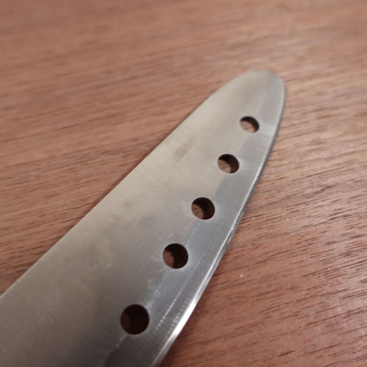 Kanemori Santoku Knife, Sharpened, Granton Edge, All-Purpose Knife, Tosho Kanemori, Mino, Stainless Steel, 170mm