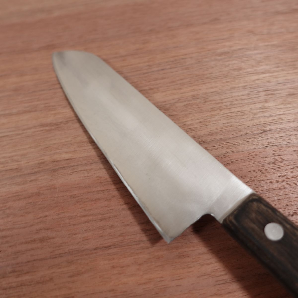 Tsunanobu Santoku Knife, Sharpened, All-Purpose Knife, Kyoto Tsunanobu, Forged, 165mm