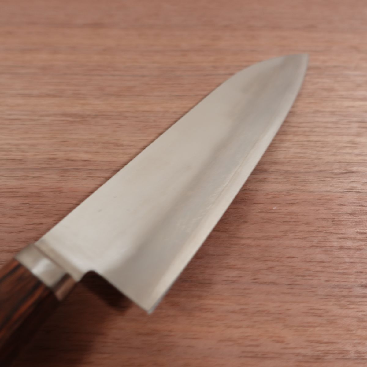 Sakai Akimasa Santoku Knife, Sharpened, All-Purpose Knife, Stainless Steel, Gold, Hon-Warikomi, Unused Stored Item, 165mm