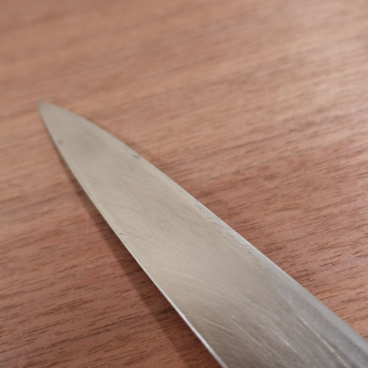 Mizuta Kunimitsu Yanagiba Knife, Sharpened, Made by Mizuta Kunimitsu, Water Buffalo Handle, Sashimi Knife, Handmade, 210mm
