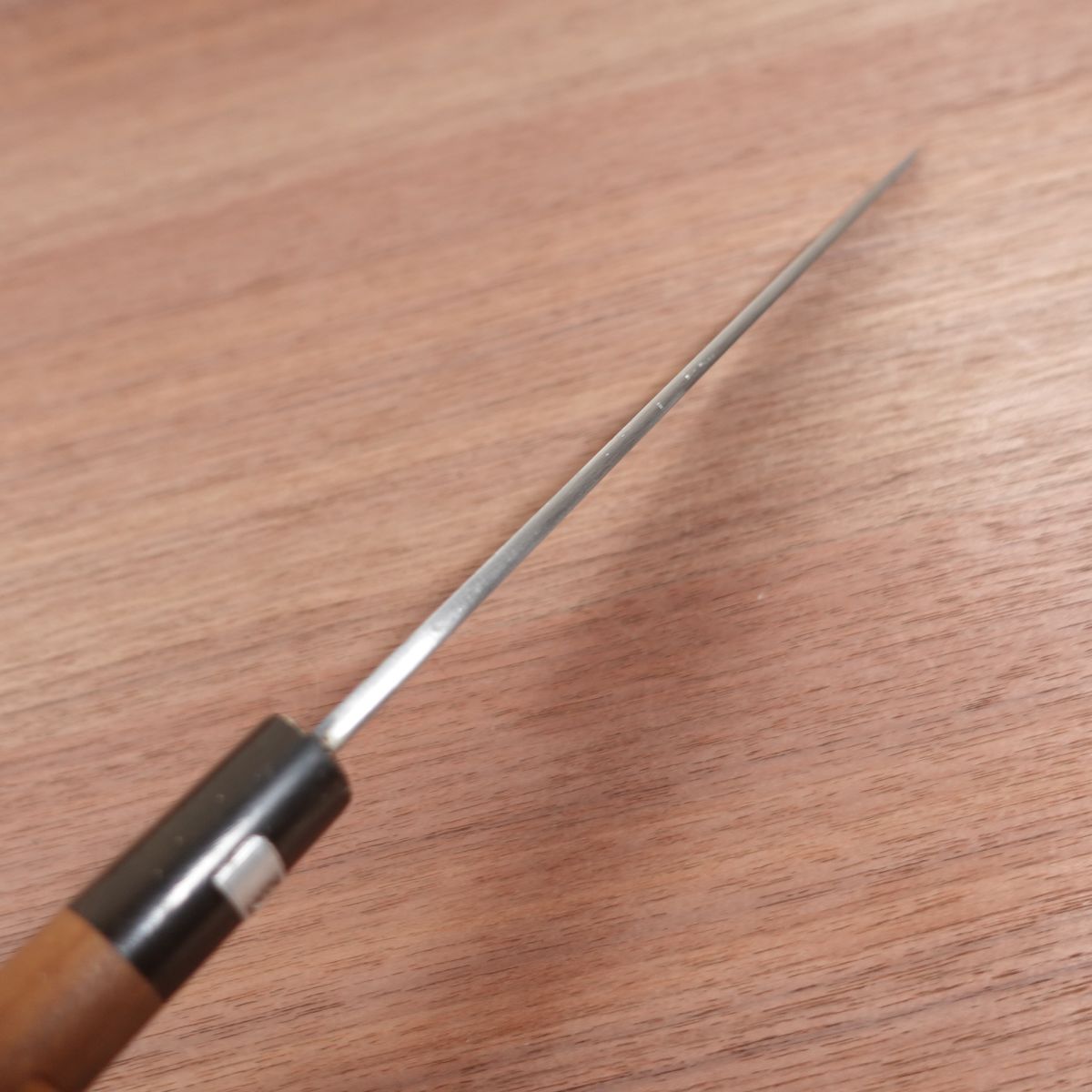 Mizuta Kunimitsu Yanagiba Knife, Sharpened, Made by Mizuta Kunimitsu, Water Buffalo Handle, Sashimi Knife, Handmade, 210mm