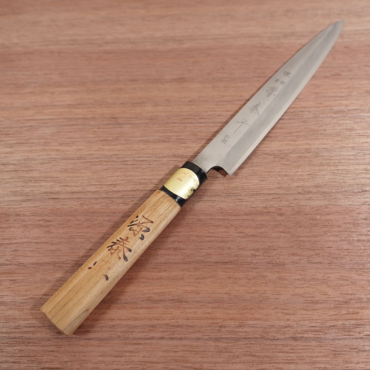 Minamoto Yasuhira Yanagiba Knife, Sharpened, Sakai Registered, Special Forged, Sashimi Knife, Sakai Cutlery Sticker, 210mm