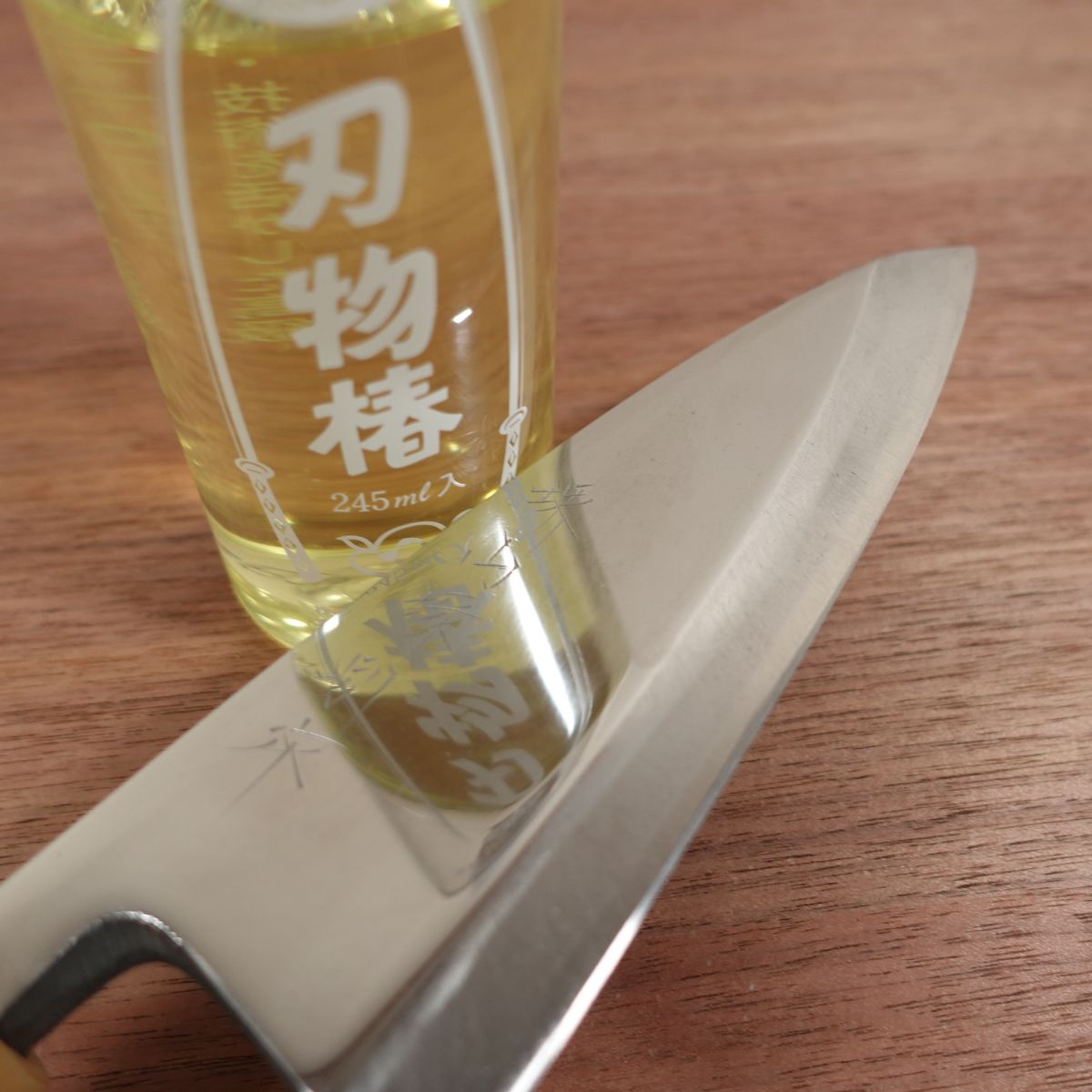[HYPER REBORN] Sakai Yamatsuka Deba Knife, Sharpened, Blue Steel, Semi-Mirror Finish, White Water Buffalo Handle, Bessaku, Nearly Unused, Boxed, 155mm