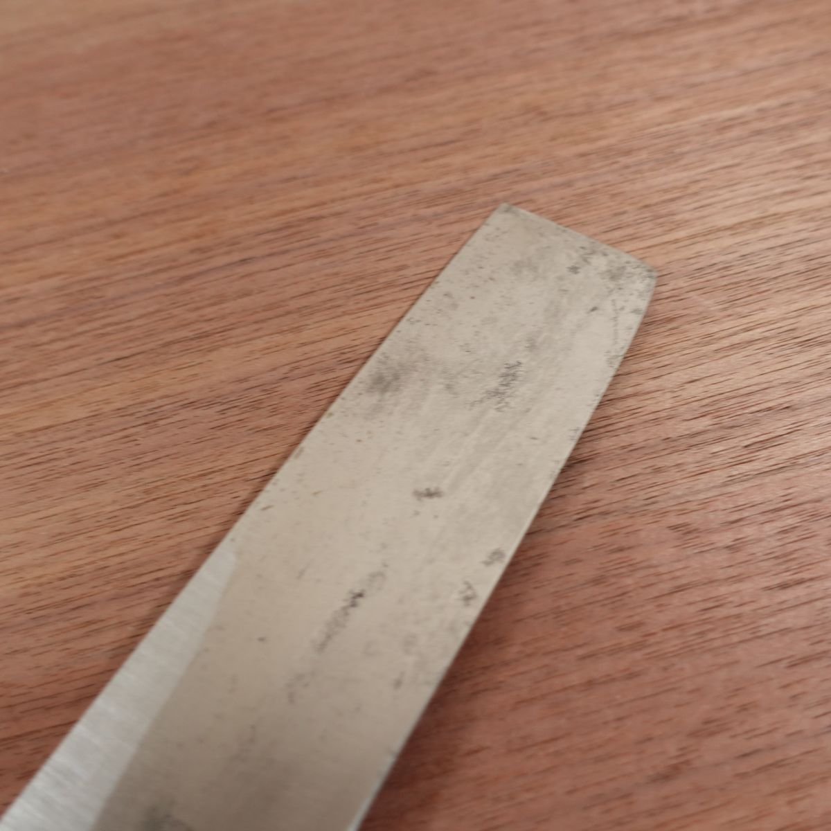 Kikunobu Usuba Knife, Sharpened, Left-Handed, Made by Kikunobu, Carbon Steel, Single Bevel, 180mm