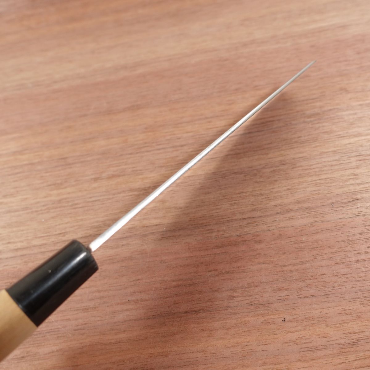 Kikunobu Usuba Knife, Sharpened, Left-Handed, Made by Kikunobu, Carbon Steel, Single Bevel, 180mm