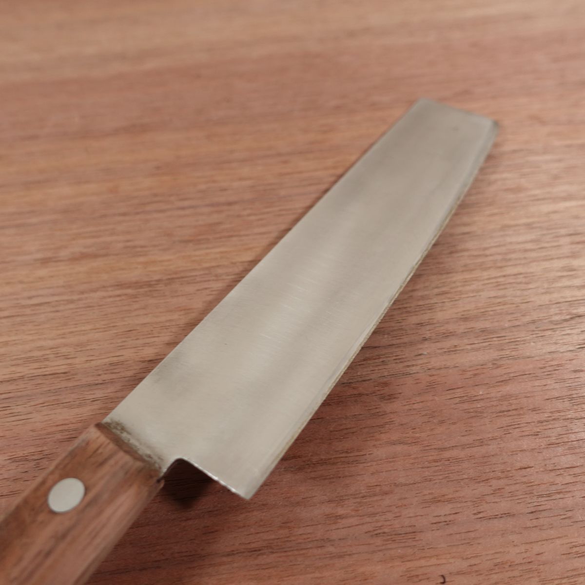 Sakaiya Haruhide Nakiri Knife, Sharpened, Hon-Warikomi, Made by Sakaiya Haruhide, Double Bevel, 160mm