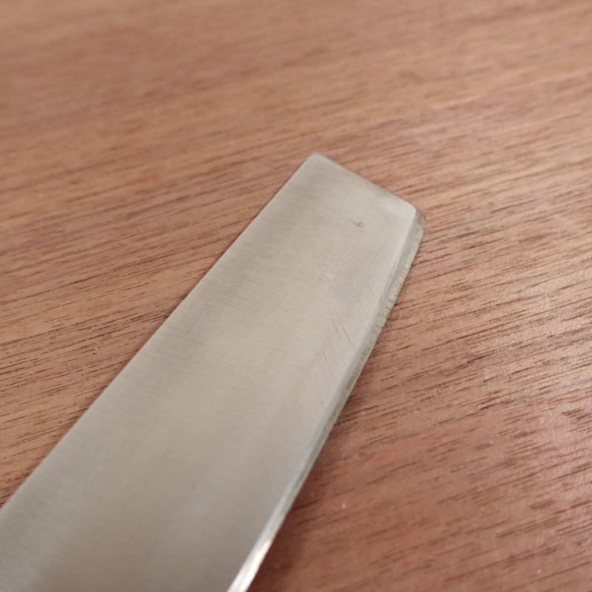 Sakaiya Haruhide Nakiri Knife, Sharpened, Hon-Warikomi, Made by Sakaiya Haruhide, Double Bevel, 160mm