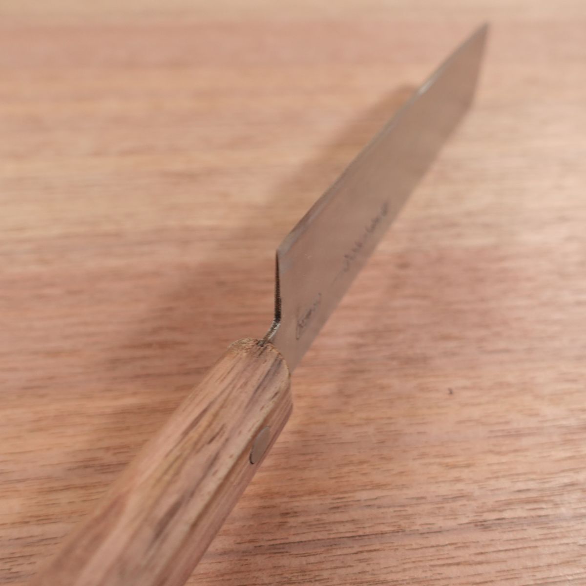 Sakaiya Haruhide Nakiri Knife, Sharpened, Hon-Warikomi, Made by Sakaiya Haruhide, Double Bevel, 160mm