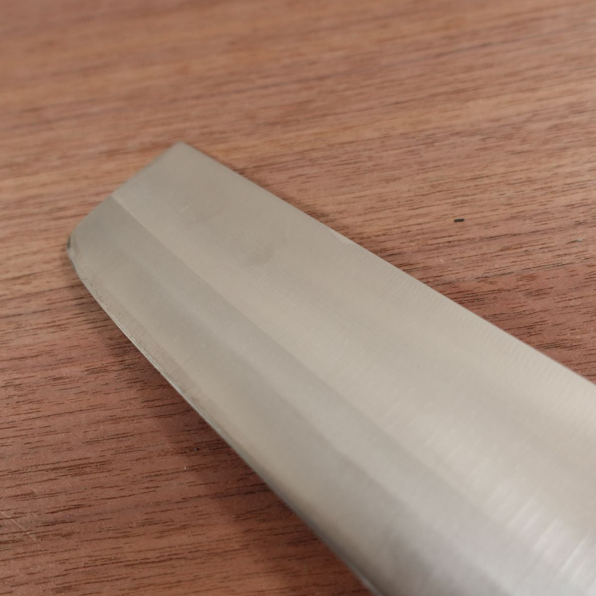 Masaomi Nakiri Knife, Sharpened, Hon-Warikomi, Made by Masaomi, Double Bevel, 160mm