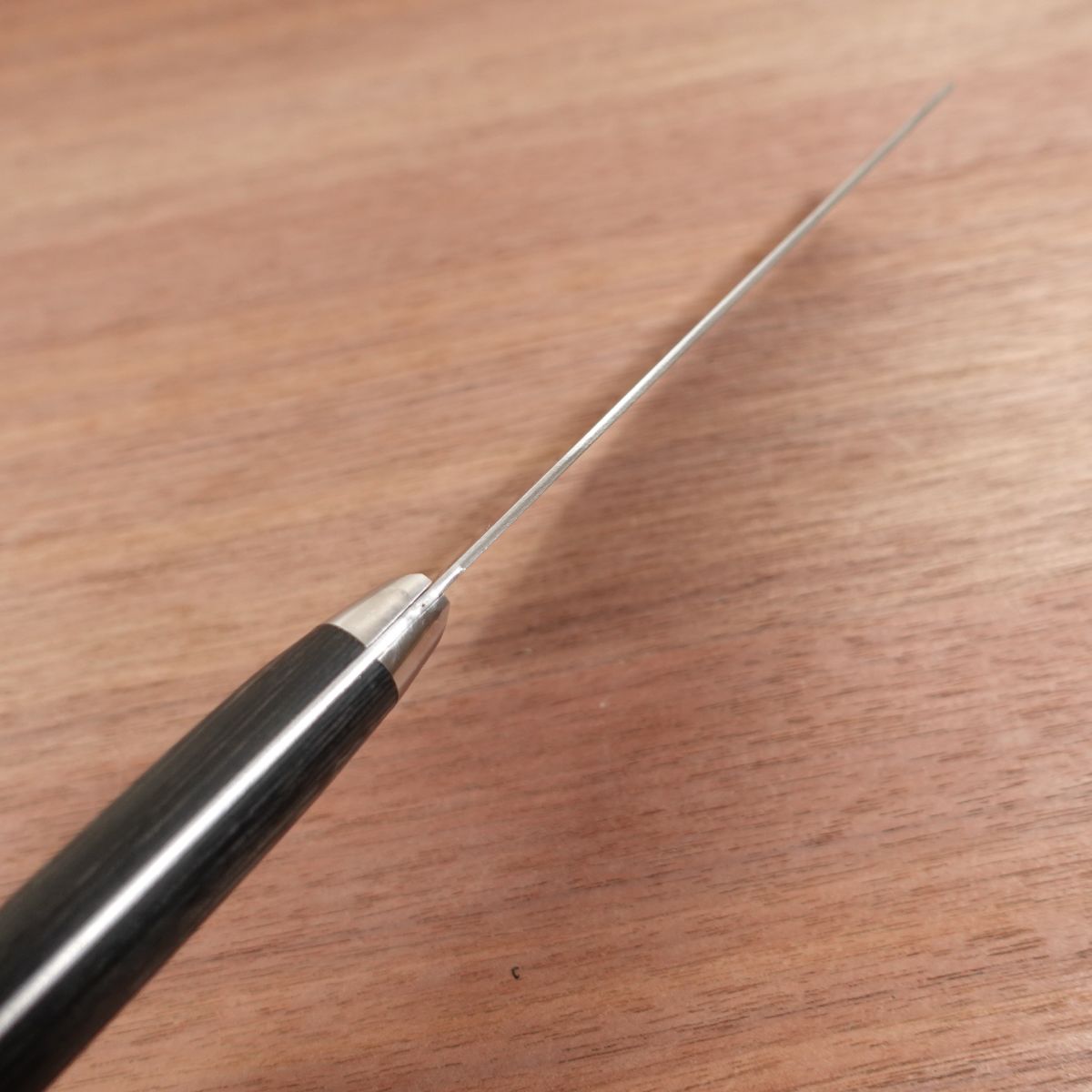 Masaomi Nakiri Knife, Sharpened, Hon-Warikomi, Made by Masaomi, Double Bevel, 160mm