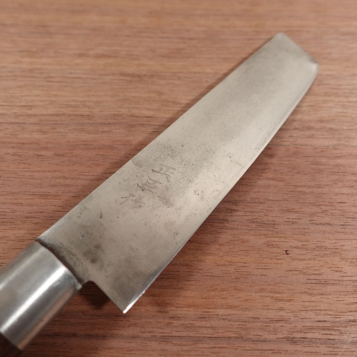 Masaomi Nakiri Knife, Sharpened, Stainless Steel, Made by Masaomi, Double Bevel, 160mm