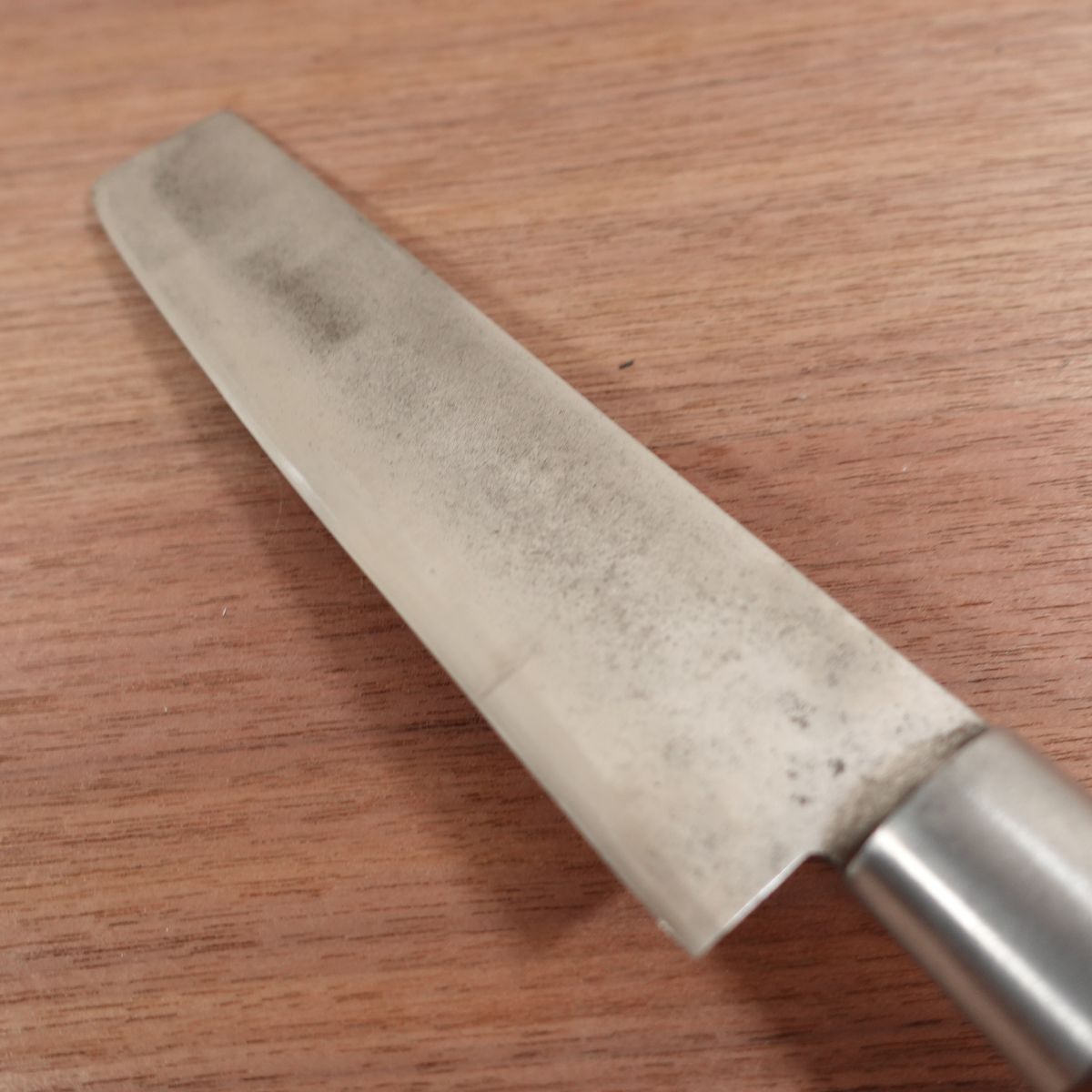 Masaomi Nakiri Knife, Sharpened, Stainless Steel, Made by Masaomi, Double Bevel, 160mm