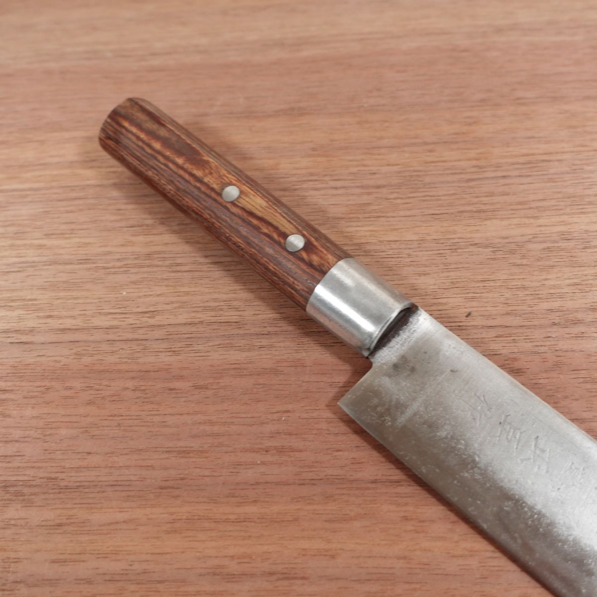 Masaomi Nakiri Knife, Sharpened, Stainless Steel, Made by Masaomi, Double Bevel, 160mm