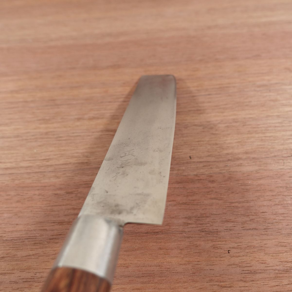 Masaomi Nakiri Knife, Sharpened, Stainless Steel, Made by Masaomi, Double Bevel, 160mm