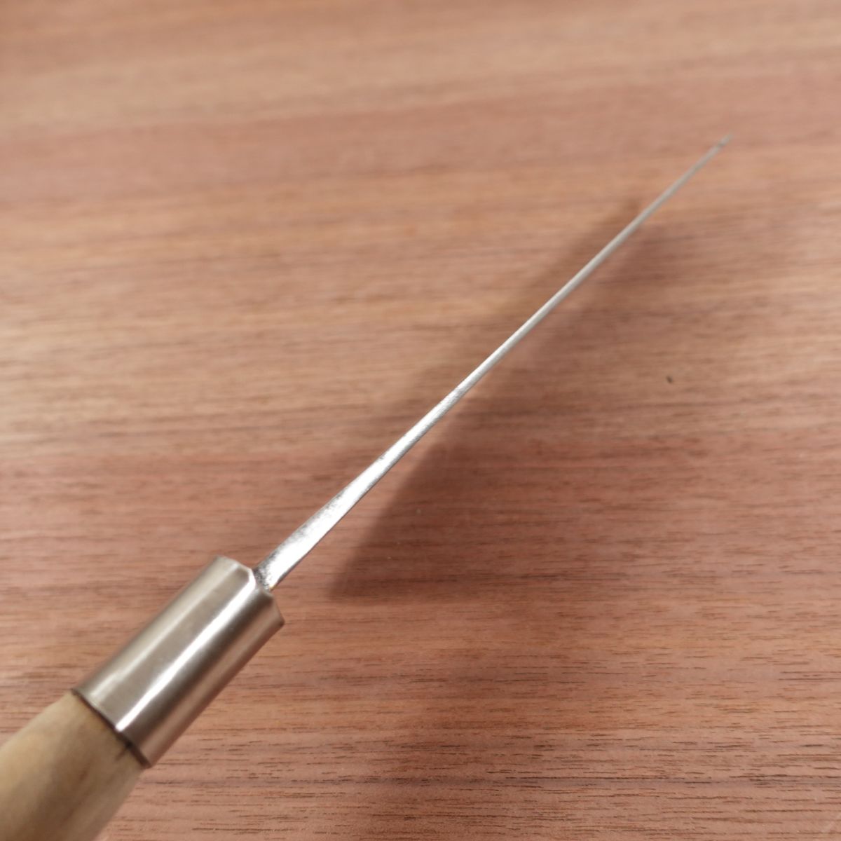 Tokujo Handmade Nakiri Knife, Sharpened, Carbon Steel, Double Bevel, Retro Handmade, 160mm