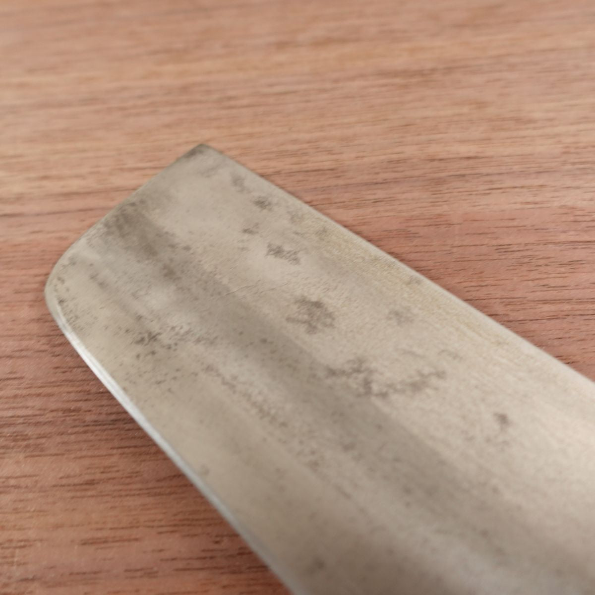 Togoro Nakiri Knife, Sharpened, Carbon Steel Double Bevel, Nakiri, Quality Assurance Sticker, 160mm