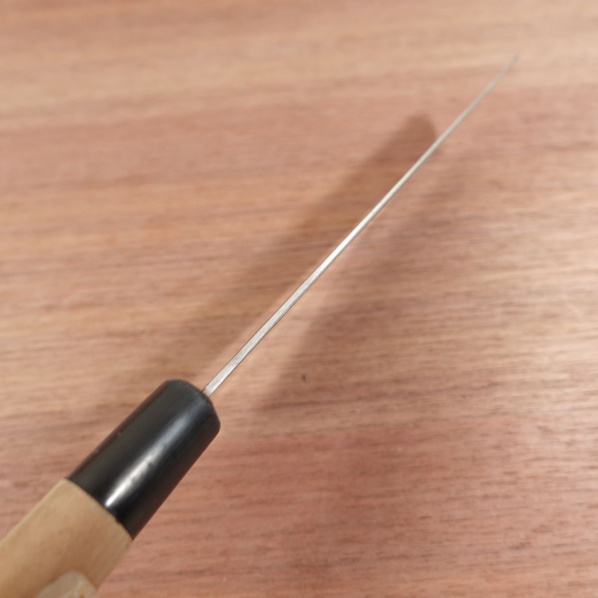 Togoro Nakiri Knife, Sharpened, Carbon Steel Double Bevel, Nakiri, Quality Assurance Sticker, 160mm