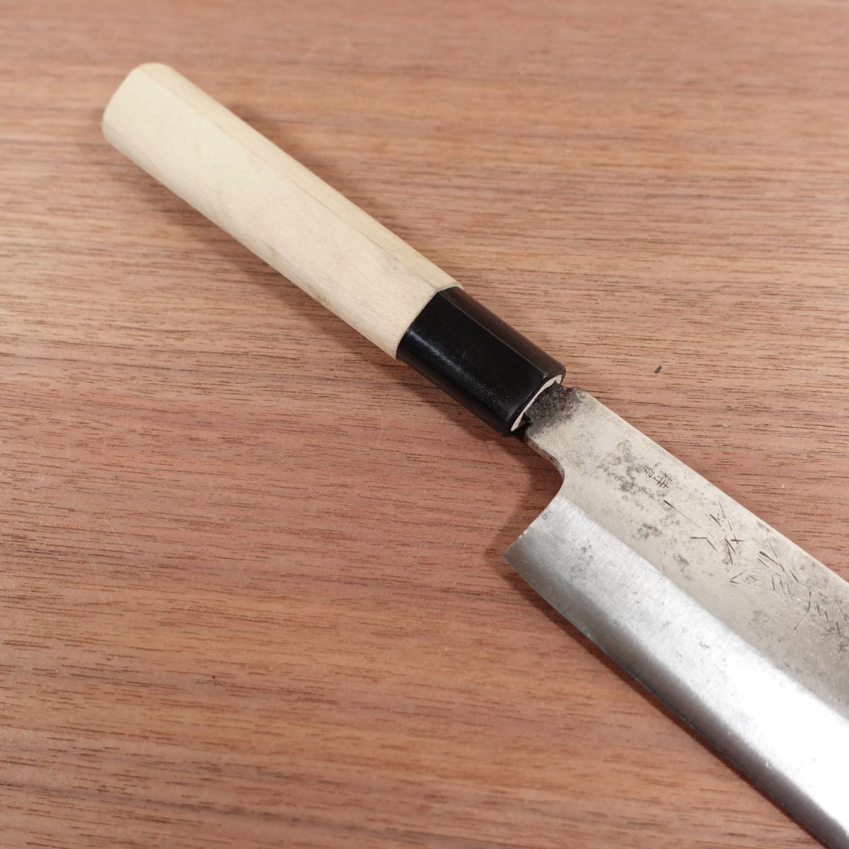 Sakai Yoshinori Usuba Knife, Sharpened, Single Bevel, Tokusen, Handle Like New, 185mm