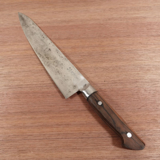 Minamoto Takahisa Chef's Knife, Sharpened, Japanese Steel, All-Purpose Knife, SK, 250mm