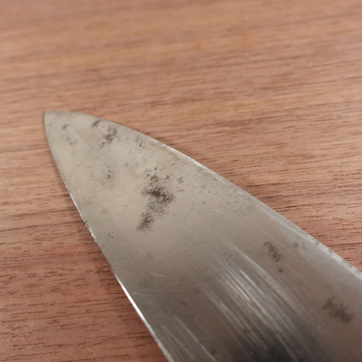 Yasuki Steel Deba Knife, Sharpened, Special Order, Carbon Steel, Single Bevel, Spine Scratch, 180mm