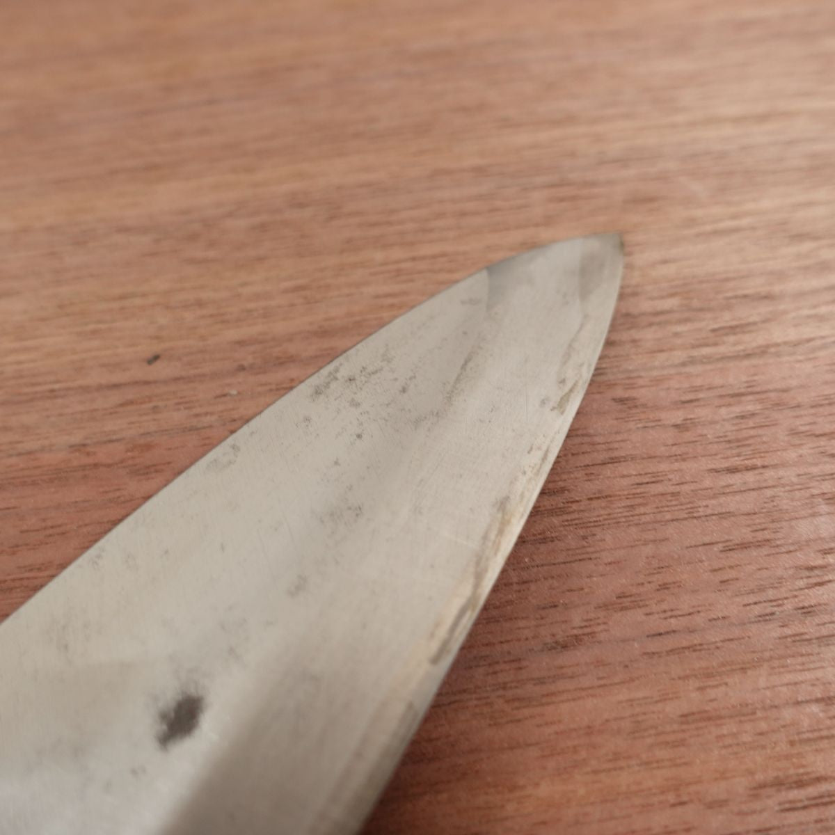 Yasuki Steel Deba Knife, Sharpened, Special Order, Carbon Steel, Single Bevel, Spine Scratch, 180mm