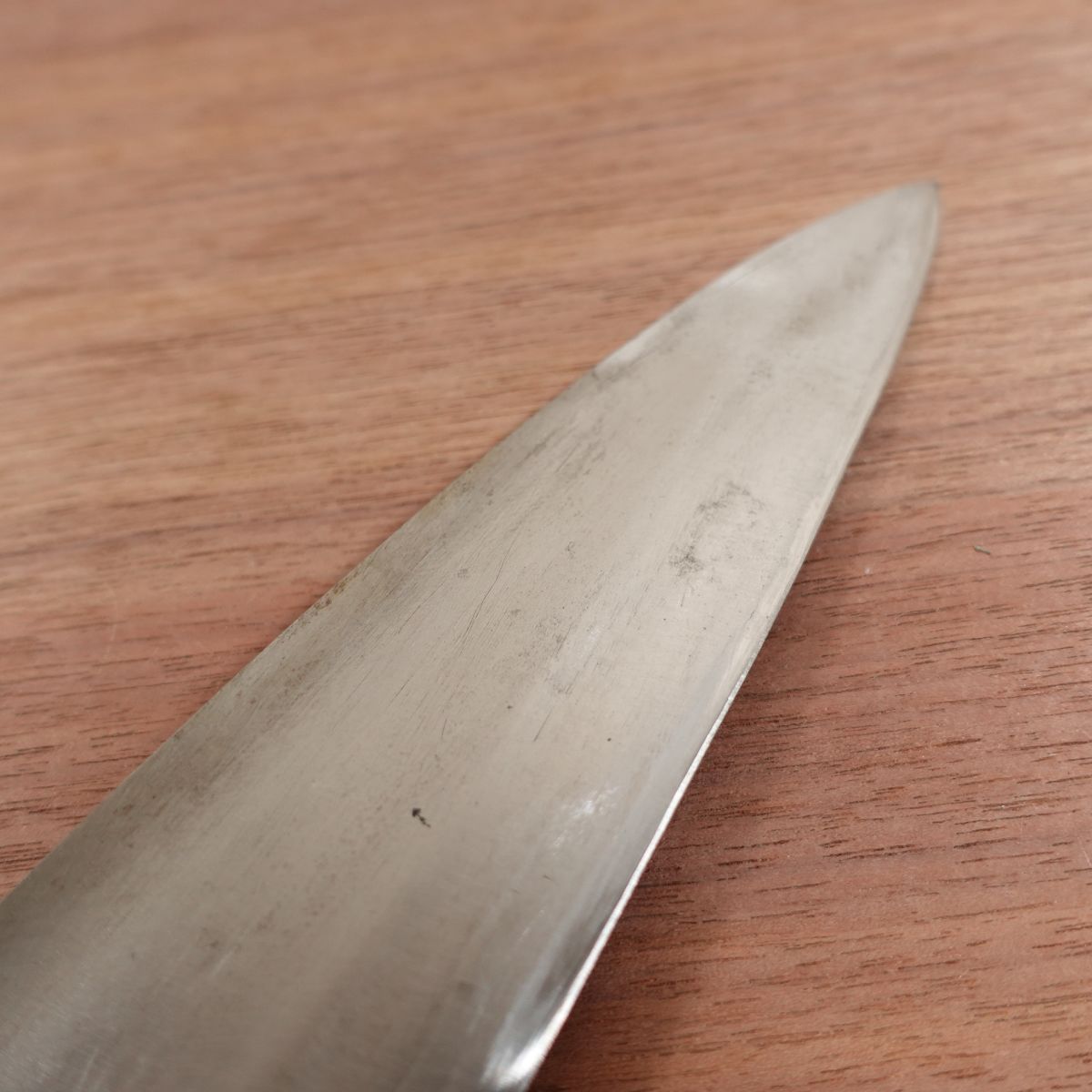 Masanao Mioroshi Knife, Sharpened, Mioroshi Deba Knife, Carbon Steel, Single Bevel, 205mm