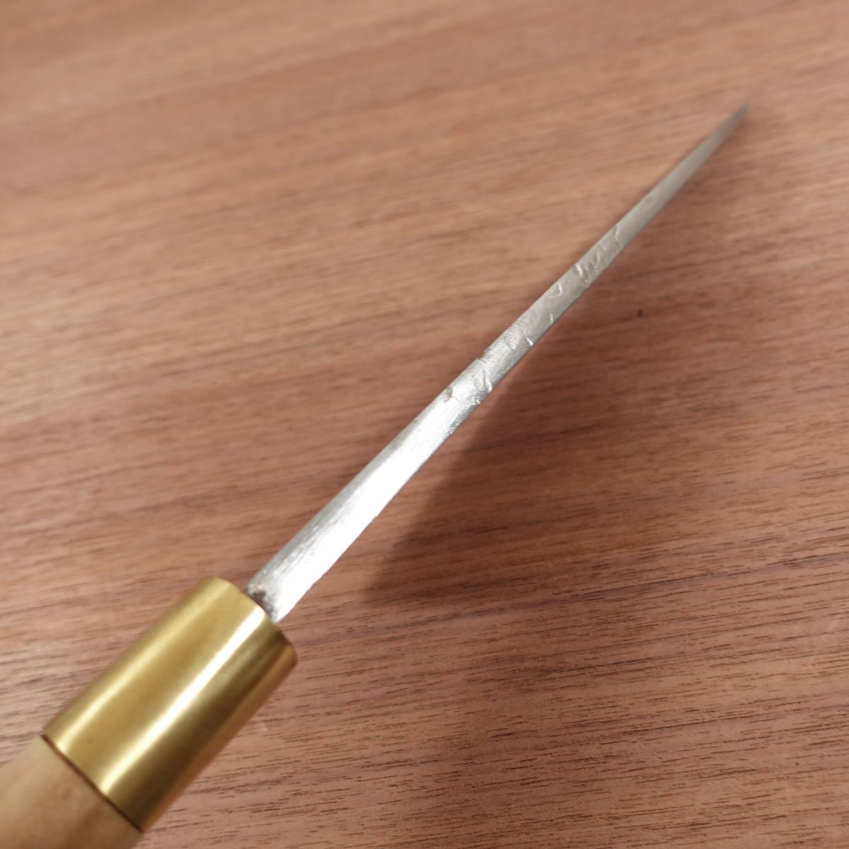 Masanao Mioroshi Knife, Sharpened, Mioroshi Deba Knife, Carbon Steel, Single Bevel, 205mm