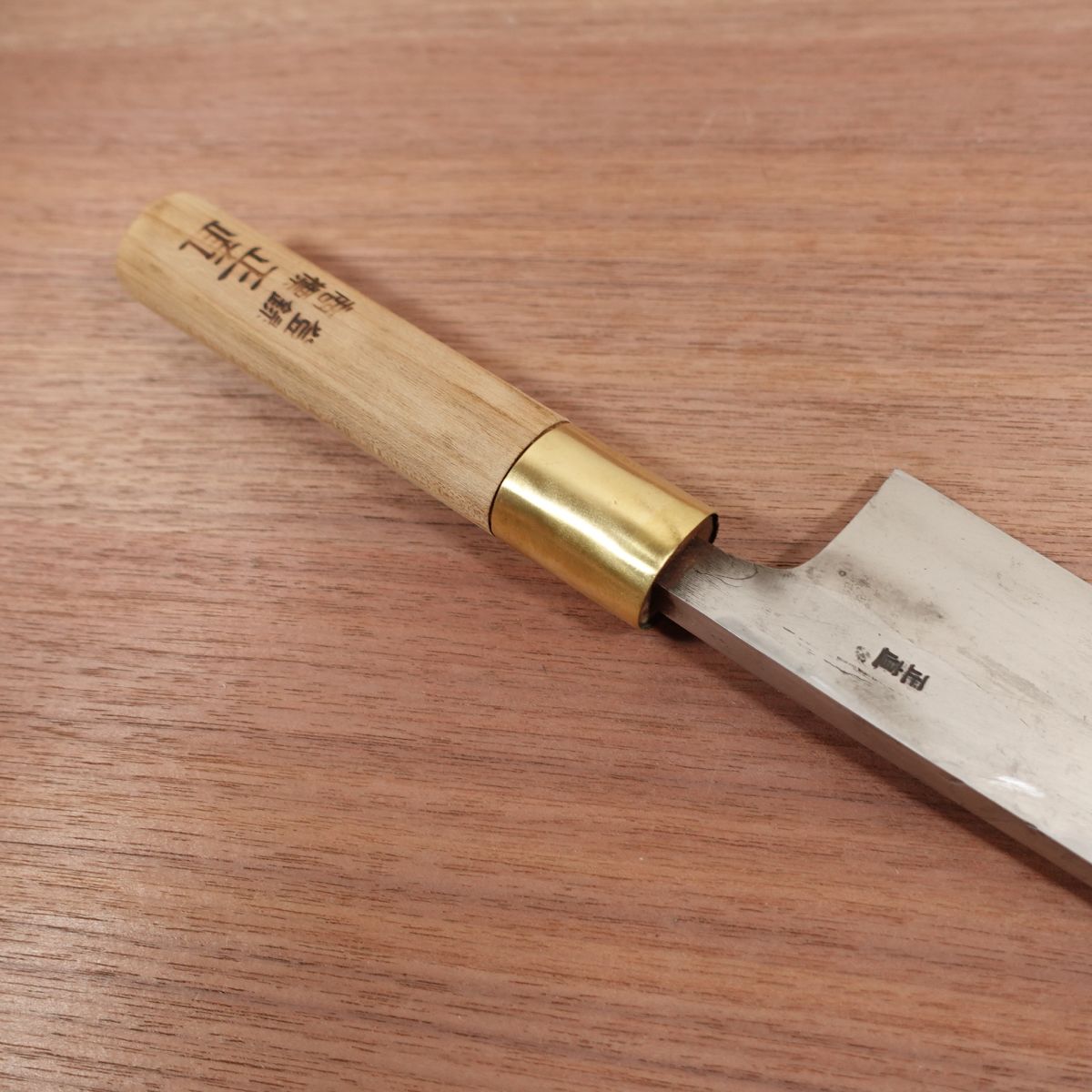 Masanao Mioroshi Knife, Sharpened, Mioroshi Deba Knife, Carbon Steel, Single Bevel, 205mm