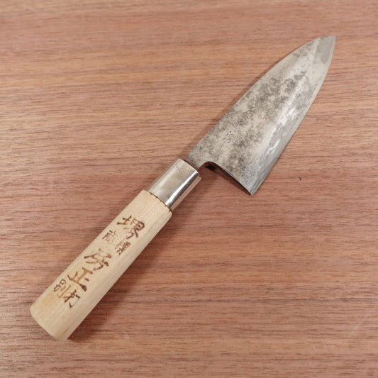 Sakai Fusamasa Deba Knife, Sharpened, Special Forged, Carbon Steel, Single Bevel, Made by Fusamasa, 155mm