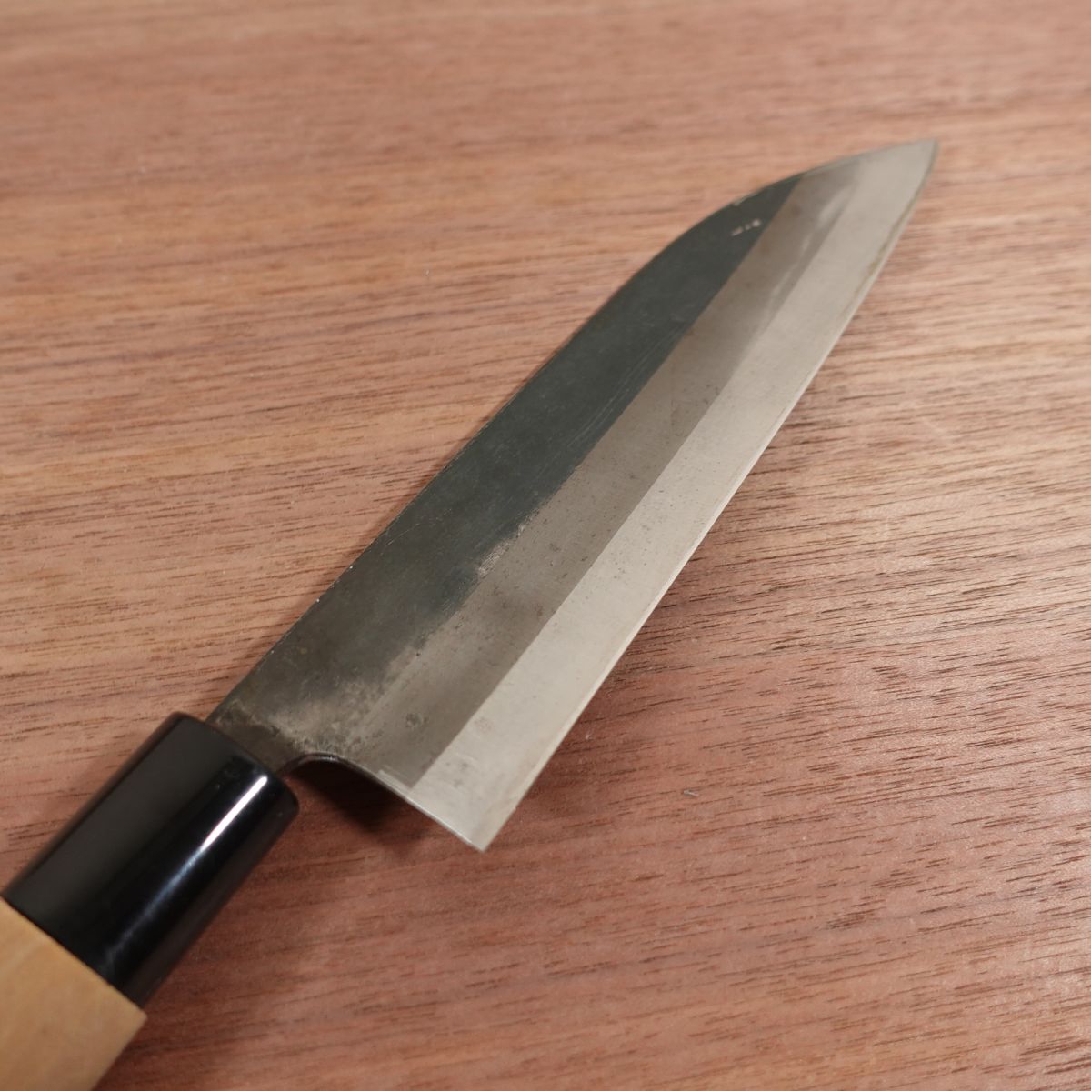 Tosa Yamaho Santoku Knife, Sharpened, Kurouchi Finish, All-Purpose Knife, Tosa Ichi, Aonyu, Special, 170mm