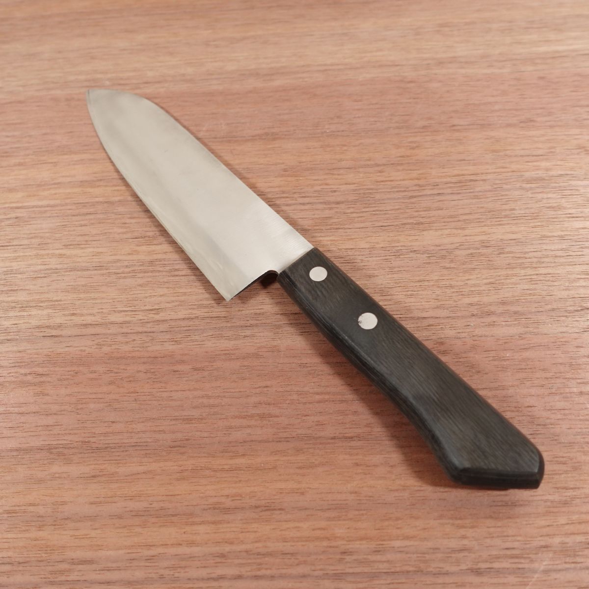 Sakai Tsukasa Hidehisa Santoku Knife, Sharpened, Hon-Warikomi, All-Purpose Knife, Laminated Carbon Steel, 165mm