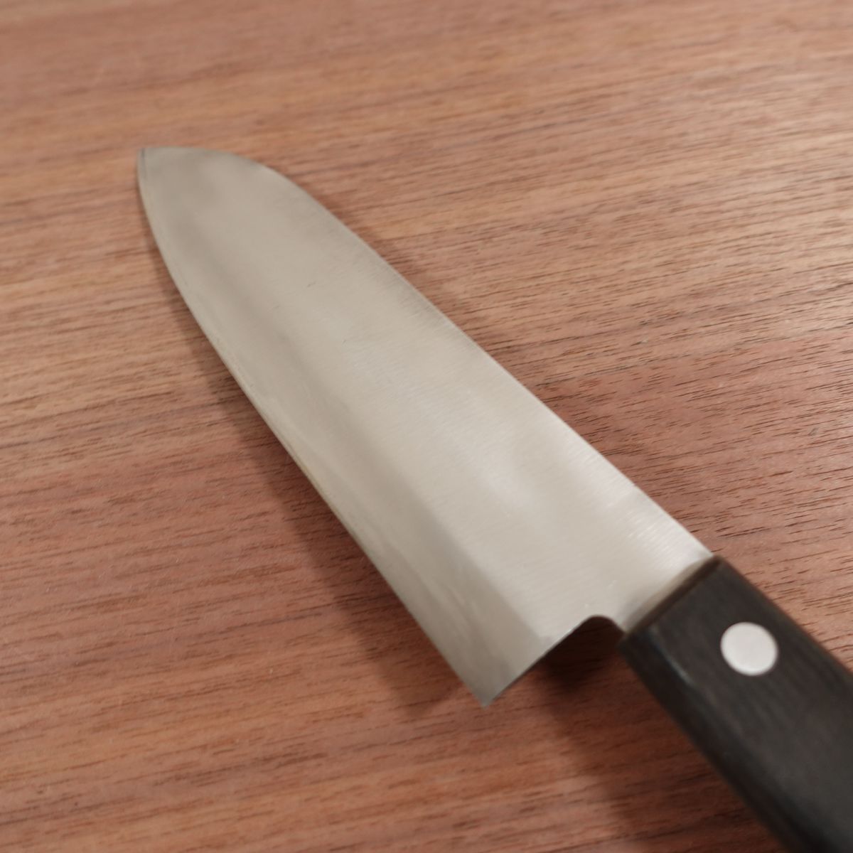 Sakai Tsukasa Hidehisa Santoku Knife, Sharpened, Hon-Warikomi, All-Purpose Knife, Laminated Carbon Steel, 165mm
