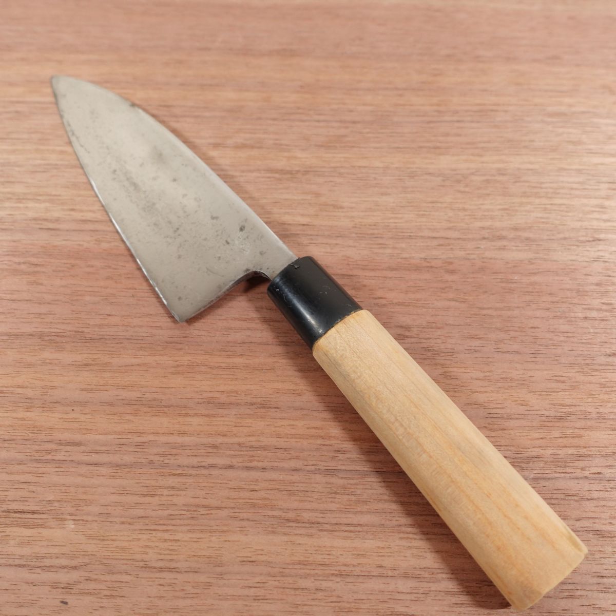 Seki Magoroku Deba Knife, Sharpened, Ume, Carbon Steel, Single Bevel, 150mm