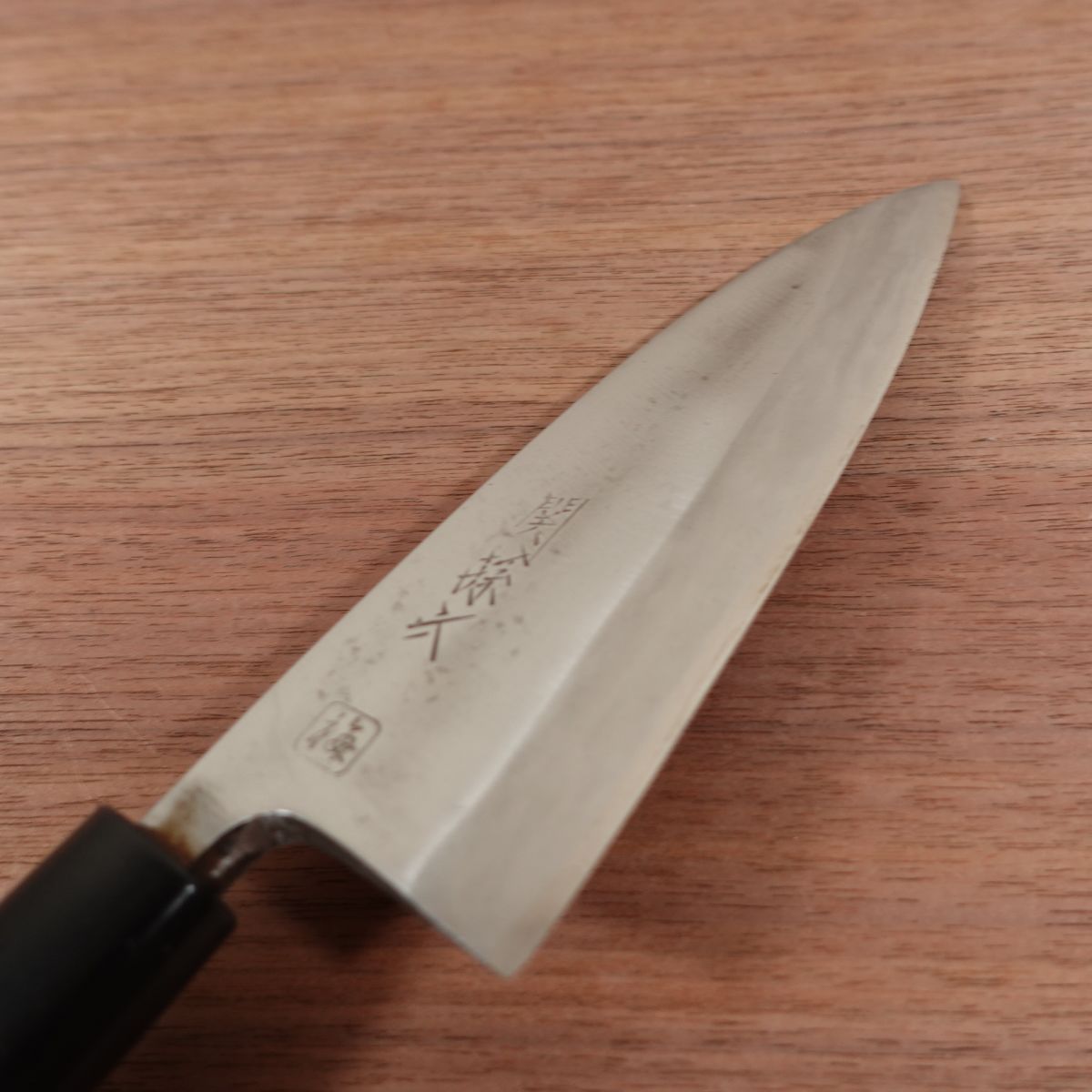 Seki Magoroku Deba Knife, Sharpened, Ume, Carbon Steel, Single Bevel, 150mm