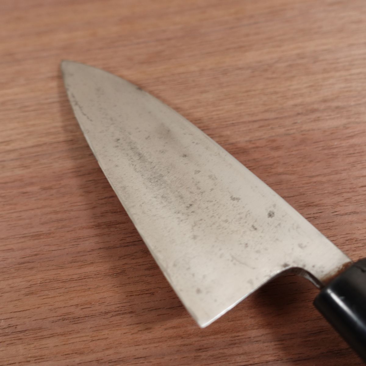 Seki Magoroku Deba Knife, Sharpened, Ume, Carbon Steel, Single Bevel, 150mm